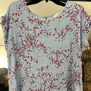 Pink Rose blouse size medium